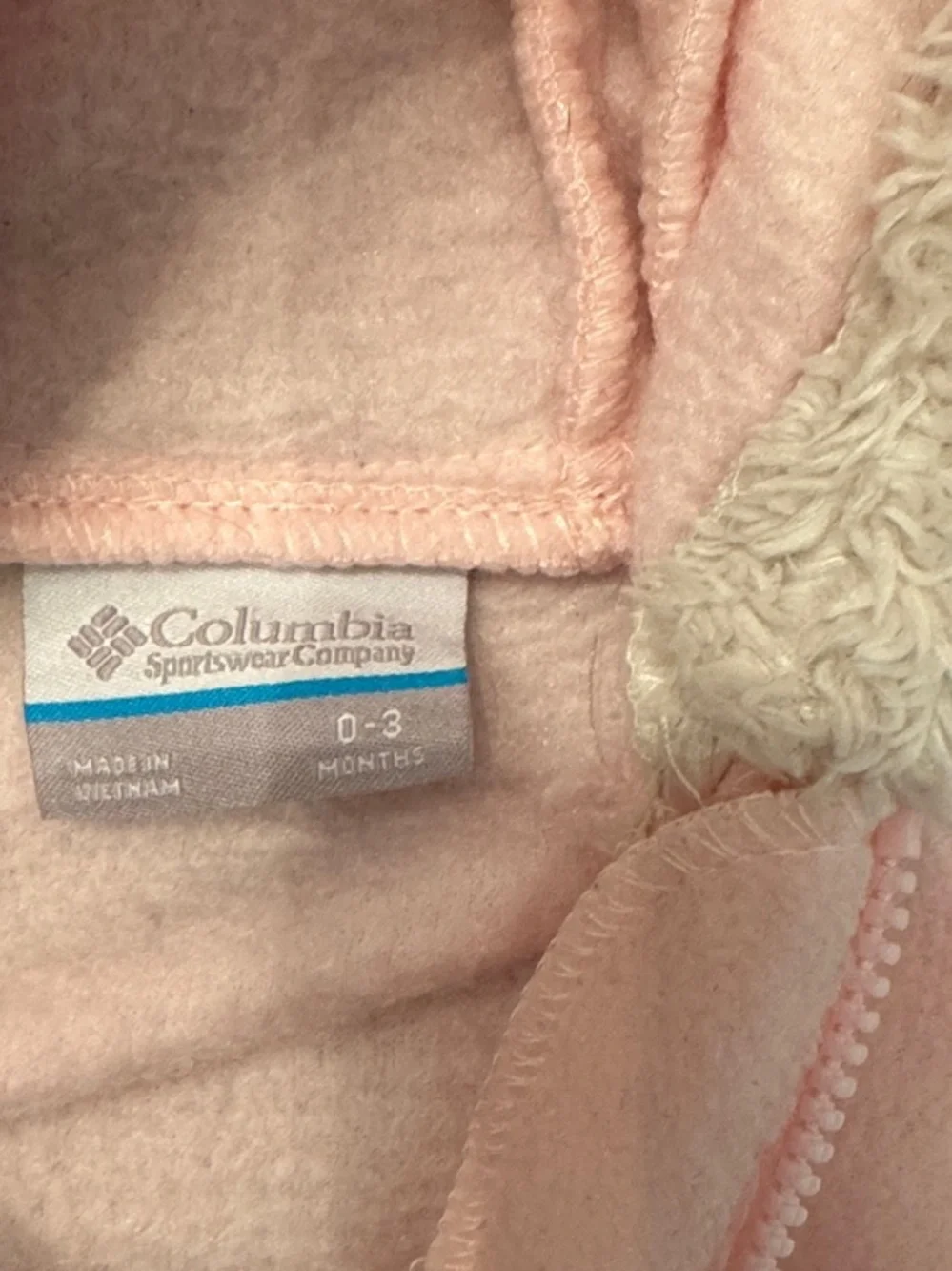 Columbia Baby Pink Winter Bear Suit